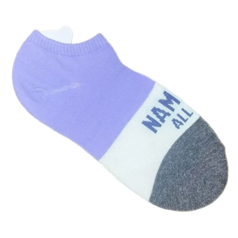 Women’s Two-Pack No-Show Socks - Namaste/Yoga Pose